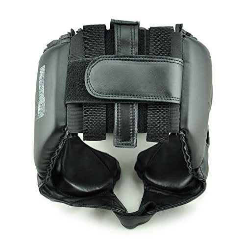 [AUSTRALIA] - MaxxMMA Headgear Black L/XL Boxing MMA Training Kickboxing Sparring Karate Taekwondo 