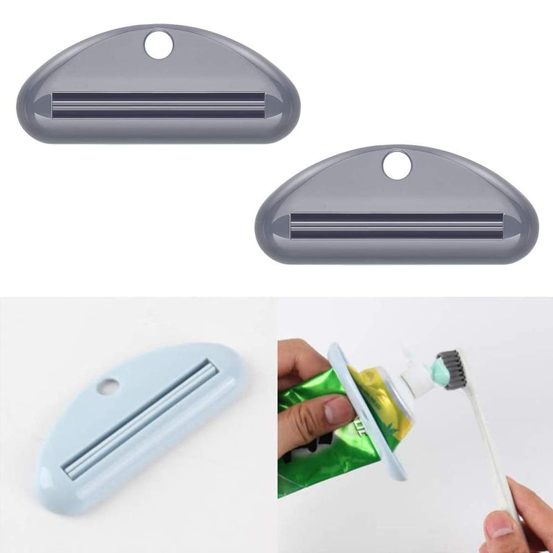 8 Pcs Tube Toothpaste Squeezer Toothpaste Clips D Shape Cosmetic Cream Tube Squeezer Dispenser Clip for Bathroom (Random Colors) - BeesActive Australia
