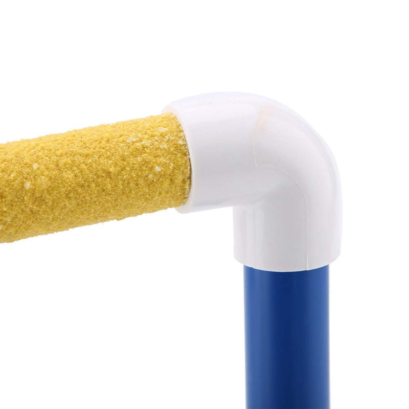 Parrot Training Stand Pet Bird Table Perch Stands PVC Bird Standing Platform Bird Shower Bath Stand Rack Standing Gym Training Grinding Toy Playstand Holder Scrub - BeesActive Australia