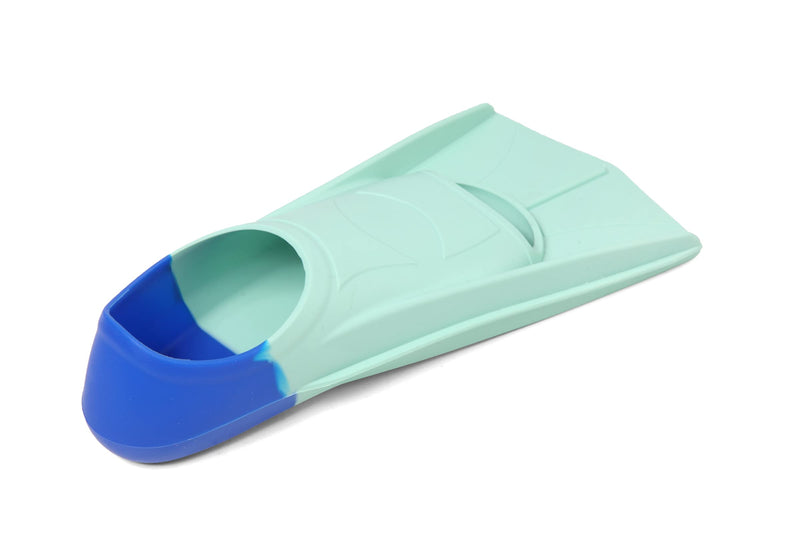 Fanwill Kids Swim Fins, Swim Training Fins for Snorkeling Swimming Diving, Floating Fins Comfortable Swim Flippers for Child Green&Blue Medium - BeesActive Australia