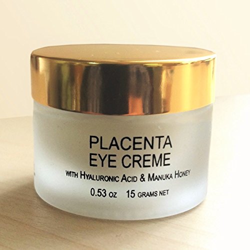 New Zealand 4 You Ovine Placenta Eye Cream with Hyaluronic Acid and Manuka Honey - Reduces Fine Lines & Wrinkles, Firms & Brightens - All Natural Ingredients, 15g - BeesActive Australia