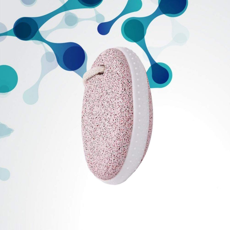 HEALLILY Pumice Stone for Feet Oval Foot Scrubber Exfoliating Dry Dead Skin Remover for Hands Heels Body Foot Care Tool Pink - BeesActive Australia