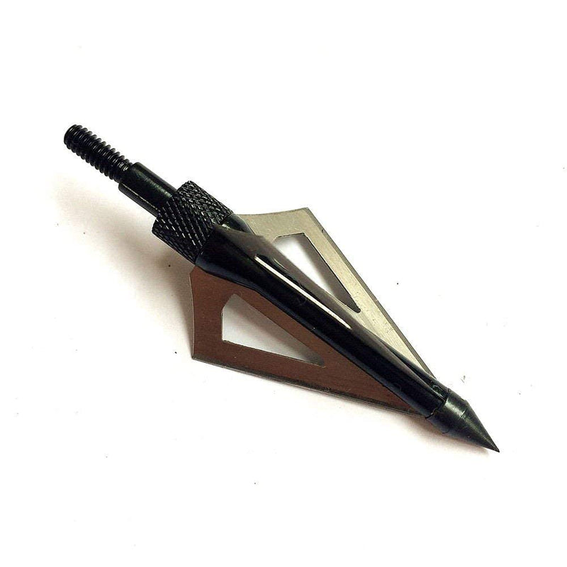 EOOENOON Hunting Broadheads 100/125 Grains, Archery Broadheads Screw-in Arrow Heads Arrow Tips Compatible with Traditional Bows and Compound Bow D-black - BeesActive Australia