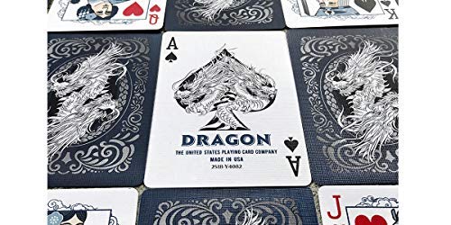 Bicycle Dragon Playing Cards,Blue Bicycle Dragon - BeesActive Australia