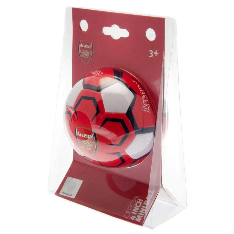 Arsenal FC 4 Inch Mini Soft Ball 4inch Red - BeesActive Australia