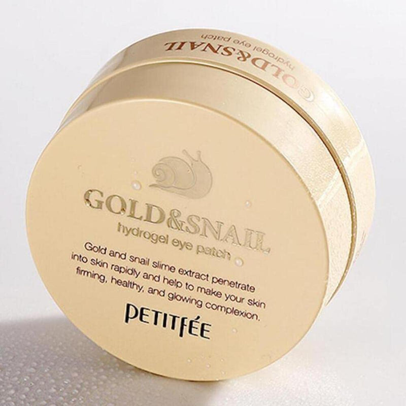 Petitfée - Gold & Snail Hydrogel Eye Patch - 60 x Pieces - Skin Care with Gold and Snail Slime - BeesActive Australia