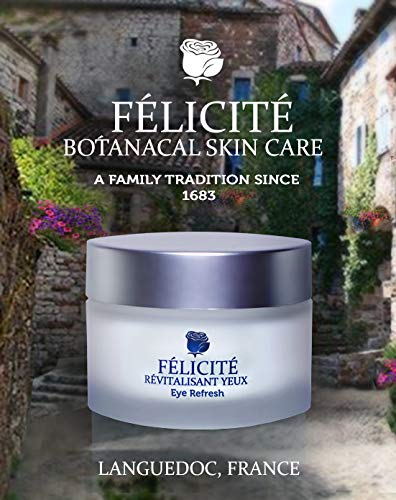 Félicité Natural Anti Aging Eye Cream: Under Eye Treatment for Dark Circles, Puffiness, and Eye Bags ~ Reduces Fine Lines & Wrinkles ~ Soothes, Hydrates, and Revitalizes - BeesActive Australia