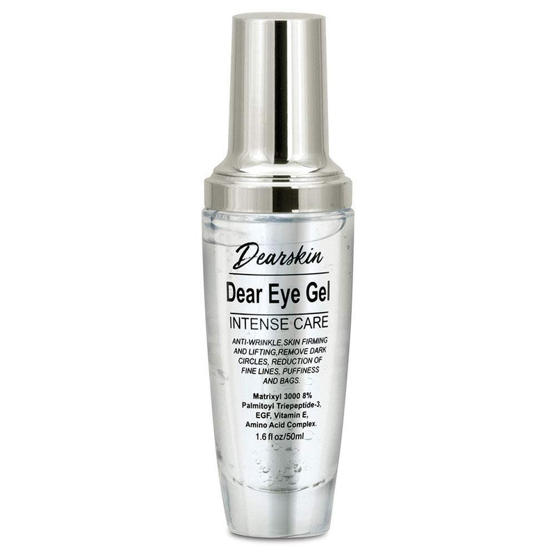 Eye Gel for puffiness wrinkles dark circles Anti Aging Treatment for Eye Lift Bag Remover Under Eyes with Matrixyl 3000 8% and Botanical Hyaluronic Acid Best Natural Formula Fine Line Vegan - BeesActive Australia