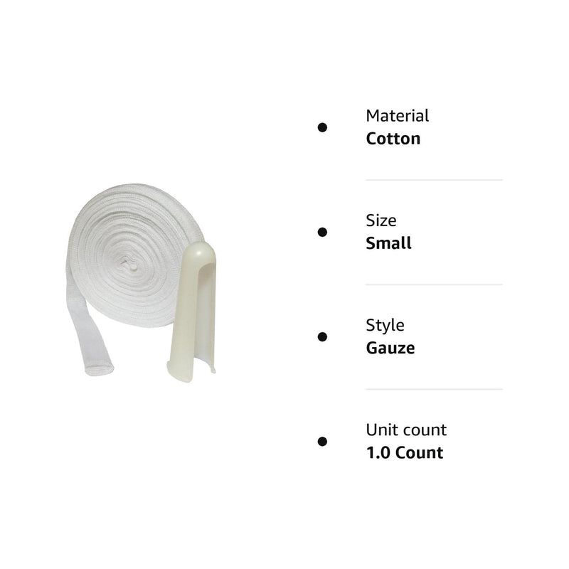 Steroplast 2 METRES OF STEROGAUZE TUBULAR FINGER WOUND DRESSING BANDAGE & APPLICATOR LARGE ADULT DIGITS 2.5CM - BeesActive Australia