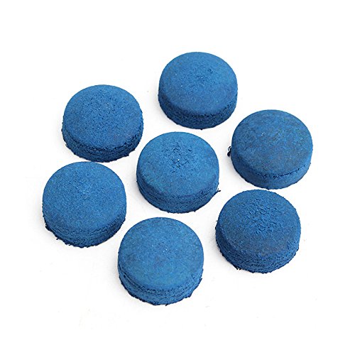 [AUSTRALIA] - GOSONO 50pcs/lot 10mm Blue Billiard Pool Cue Tips Hardness in M Billiard Snooker Cue Stick Tip Billiard Accessories Master Tip For Black Ball Club 