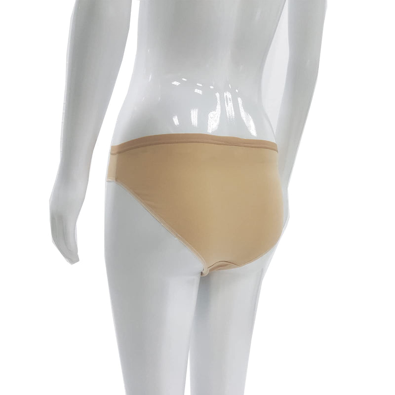 TAIKMD 2pcs Women Ballet Dance Briefs Gymnastics Performance Dancer Bikini Panty Ballerina Bottoms Underwear Nude 2 Pieces Medium - BeesActive Australia