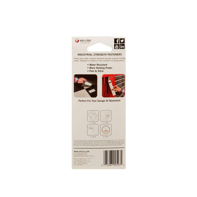 VELCRO Brand - Industrial Strength | Indoor & Outdoor Use | Superior Holding Power on Smooth Surfaces | Size 4ft x 2in | Tape, Black - Pack of 1, (Model: 90593) - BeesActive Australia