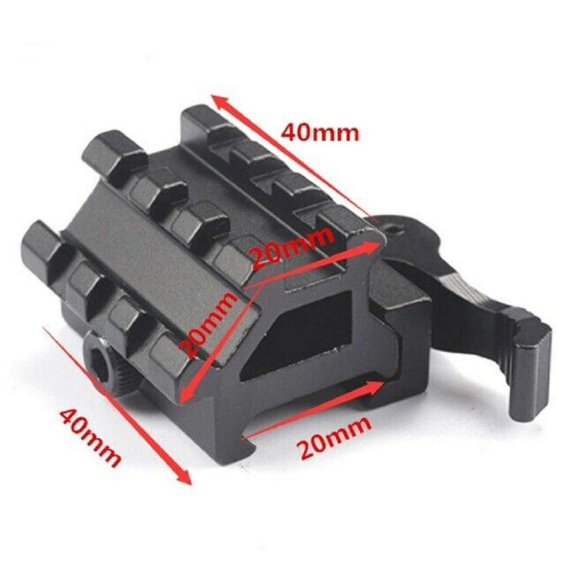 Gotical 3 Slots Dual | 90 Degree and 45 Degree Double Riser Quick Release Pack of 1 - BeesActive Australia