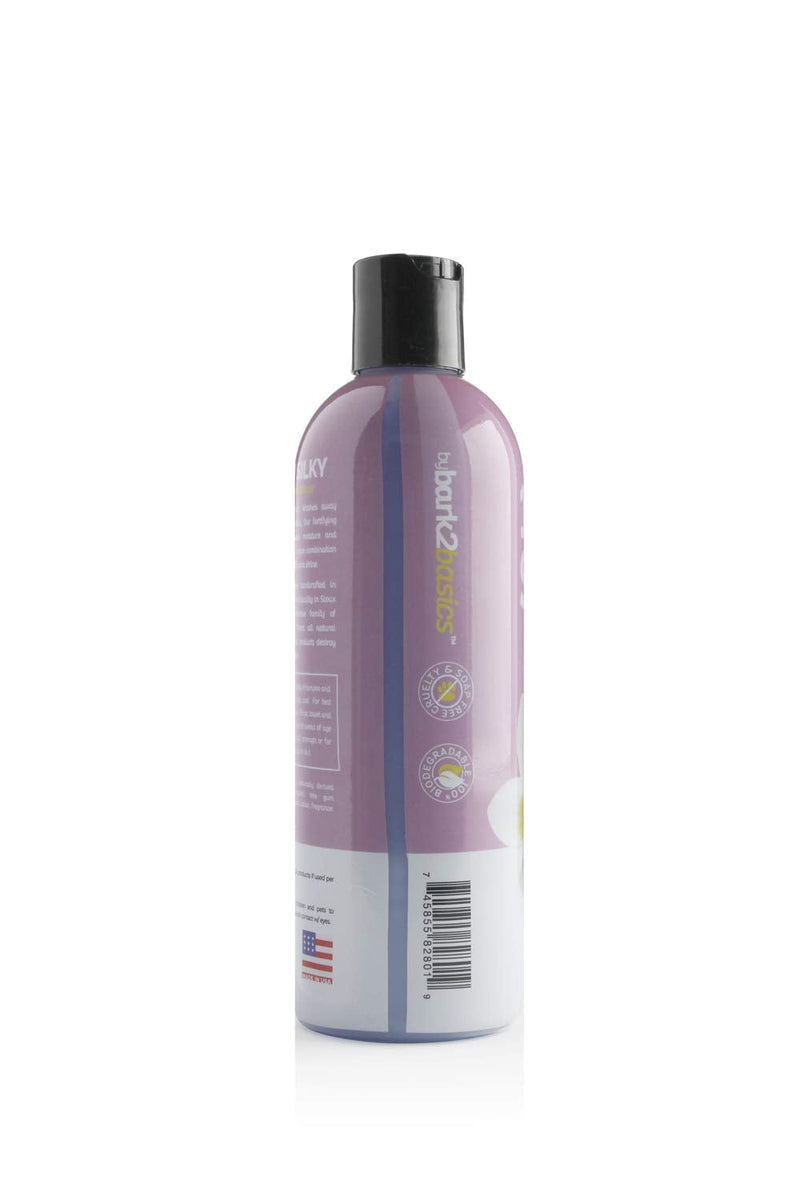 Bark2Basics One Step Silky Dog Shampoo & Conditioner, 16 oz - Natural Ingredients, 2 in 1 Formula, 16 to 1 Concentration, Detangles and Strengthens - BeesActive Australia