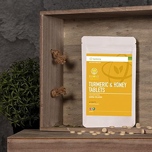 VYTALIVING Biovit Turmeric & Honey - Joint Care Supplements - Turmeric Supplements - Immunity Booster - Joint Relief | 60 Tablets - BeesActive Australia