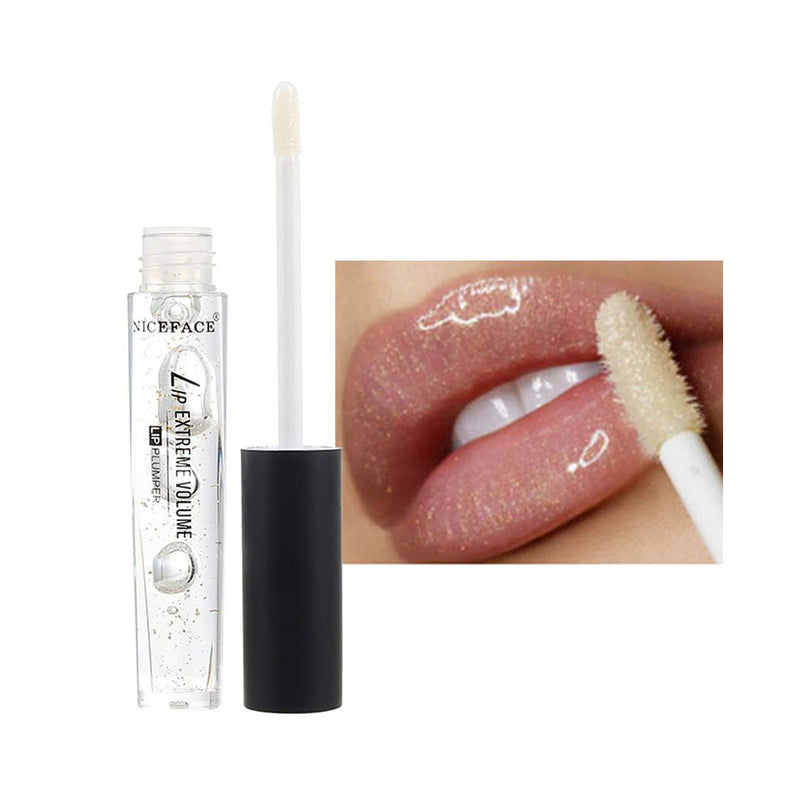 Edanta Natural Lip Gloss Clear Creamy Lipstick Vegan Cruelty Free Liquid Lipsticks Hydrating Lip Cosmestis Make up for Women and Girls Pack of 1 (Transparent 1) Transparent 01 - BeesActive Australia