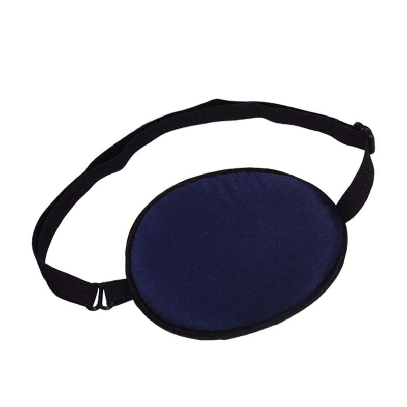 Bleiou 2 Pcs Elastic Silk Eye Patch for Kids Adjustable Eye Mask for Lazy Eye Amblyopia Strabismus Kid Navy and Light Purple - BeesActive Australia