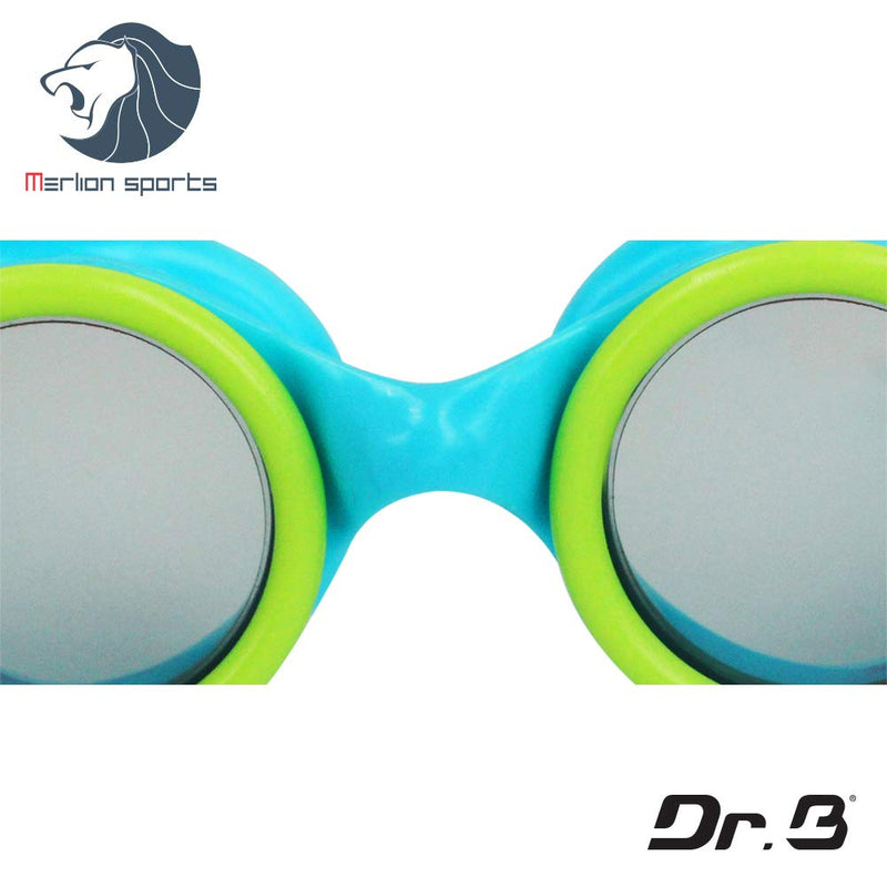 [AUSTRALIA] - Dr.B Barracuda Junior Optical Swim Goggle Wizard – Corrective Lenses, Silicone Strap, Anti-Fog UV Protection, Comfort No Leaking for Youth Children Kids Ages 4-8 IE-91395 -3.0 
