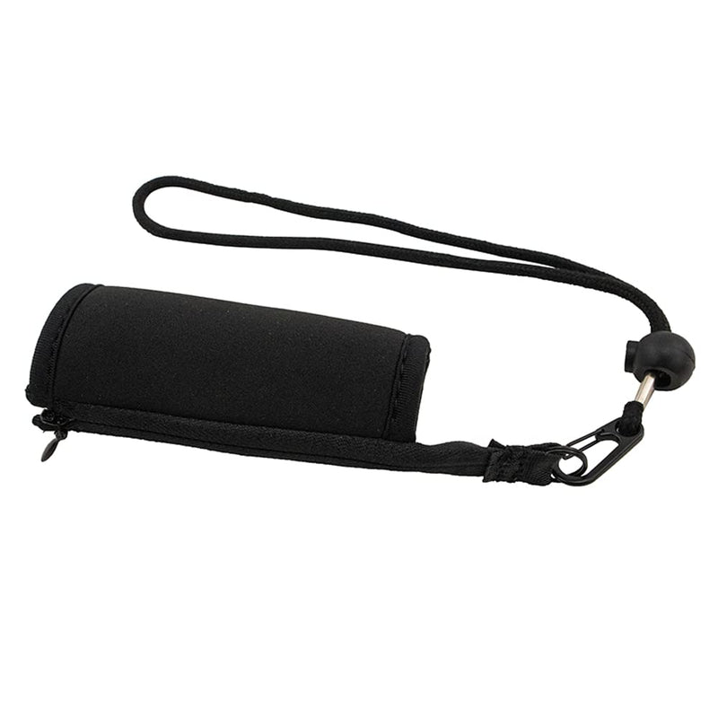 Pair of Black Padded Neoprene Crutch Handle Covers for Comfort with Wrist Strap - by Lifeswonderful - BeesActive Australia