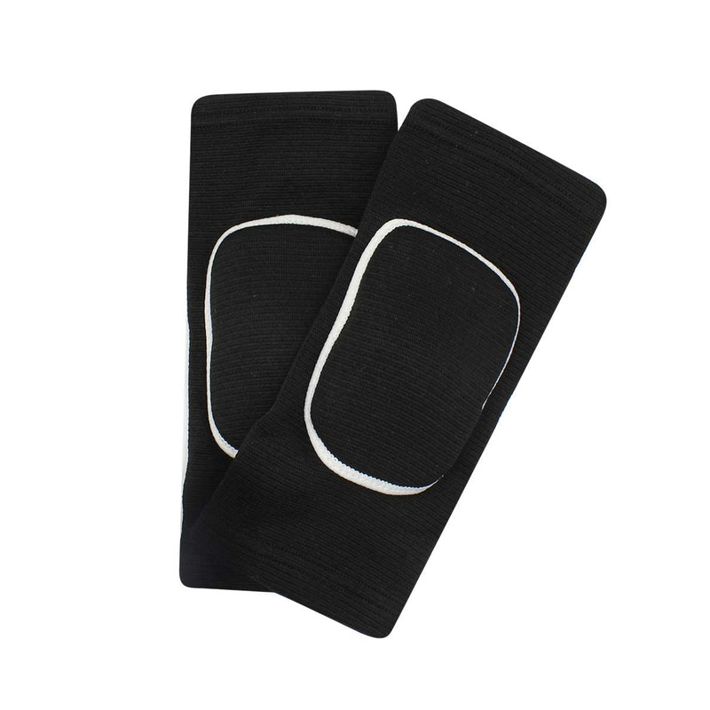 Unisex Kids Sponge Knee Pads Knee Warmer Elastic Protective Padded Knee Support Breathable Flexible for Outdoor Sports Volleyball Skating Dance M black - BeesActive Australia