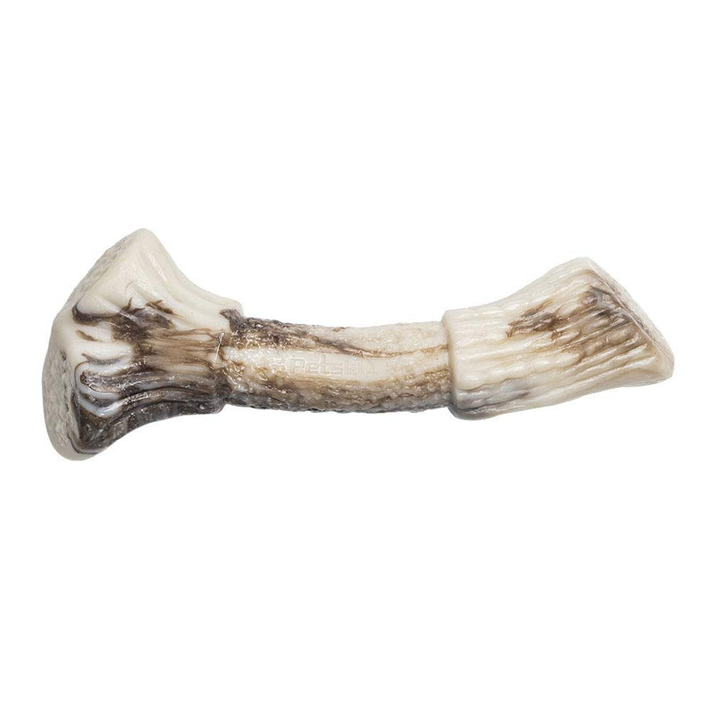 PETSLA Dog Chew Toys for Aggressive Chewers, Indestructible Hard Nylon Dog Bone Toy for Large Medium Small Dogs and Teething Puppies Antler Shape Medium (Pack of 1) - BeesActive Australia