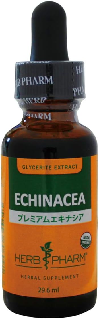 Premium Echinacea Tincture Liquid 29.6ml Set of 2 Herb Supplement Herb Pharm Herb Farm - BeesActive Australia