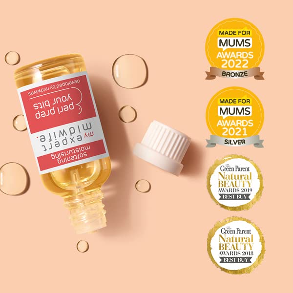 My Expert Midwife Peri Prep Your Bits, Perineal Massage Oil, Pregnancy/Labour Massage Oil for Perineal Massage Helping to Prevent Tears and Episiotomy - Postnatal Recovery - 30ml 30 ml (Pack of 1) - BeesActive Australia