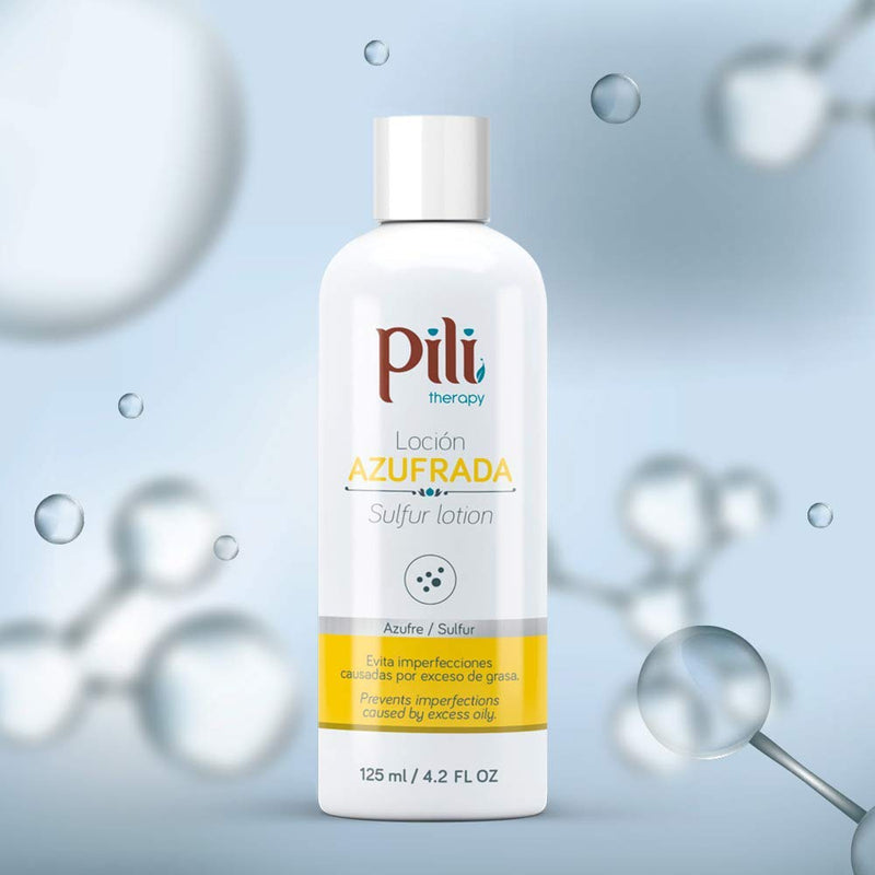Pili Sulfur Lotion. Helps control oily skin. For face and body. 4.2 fl.oz. - BeesActive Australia