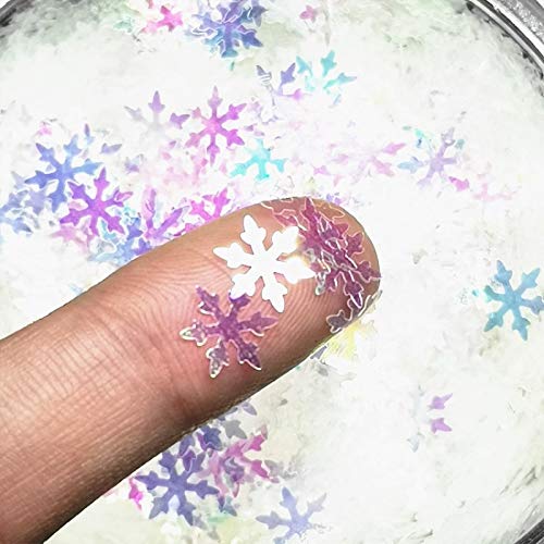 Tvoip 24 Style Colors Nail Flakes Christmas Snowflake Xmas Tree Starlights Holo Nail Glitters Sequins Nails Decoration Paillette Manicure Accessory - BeesActive Australia