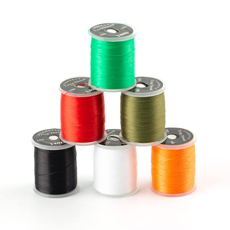 HERCULES Fly Tying Thread Kit, 140D Fly Tying Material Accessories Tie Dry Wet Flies Nymph Streamers, Elastic Fly Tying Wire 6 Colors - BeesActive Australia