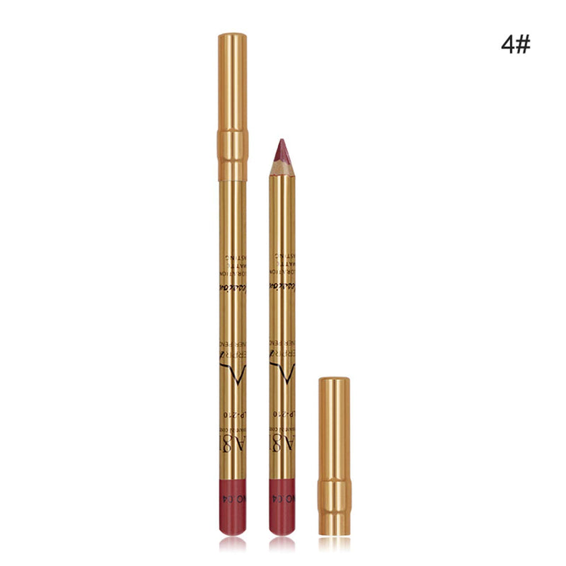 Wismee Lip Liner Pencil Set 8 Colors Professional Matte Lipliner with Sharpener Waterproof Long Lasting Smooth Natural Filler Contour Shaping Lip Makeup for Woman Soft Lip Liner Pen Makeup Cosmetic - BeesActive Australia