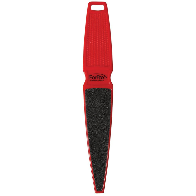 ForPro Red Pedicure Paddle Foot File - 80/120 Grit - Sanitizable and Disposable - Red Waterproof Pedicure File For Heels & Feet- 10” L - Pack of 12 100/120 Grit - BeesActive Australia