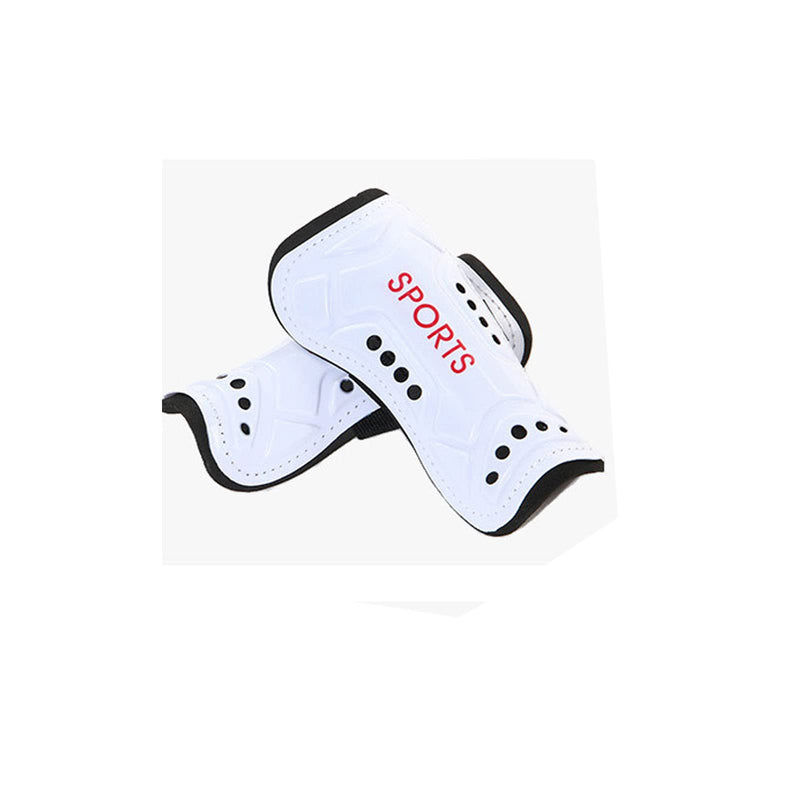 Soccer Shin Guards Kids Youth - Shin Pads Cushion Protection Reduce - Soccer Gear for Boys Girls - Protection Breathable Shin Guards white M (6-10Y) - BeesActive Australia