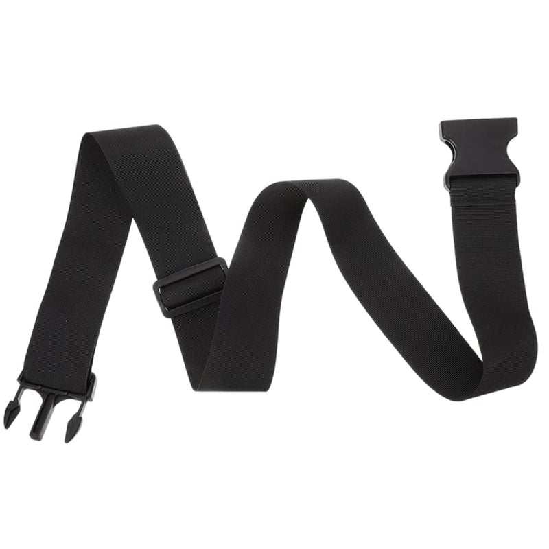 Wheelchair Lap Strap Wheelchair Belt Strap Wheelchair Adjustable Buckle Strap Cushioning Seat Belt for Take Care of Patient(Black) - BeesActive Australia