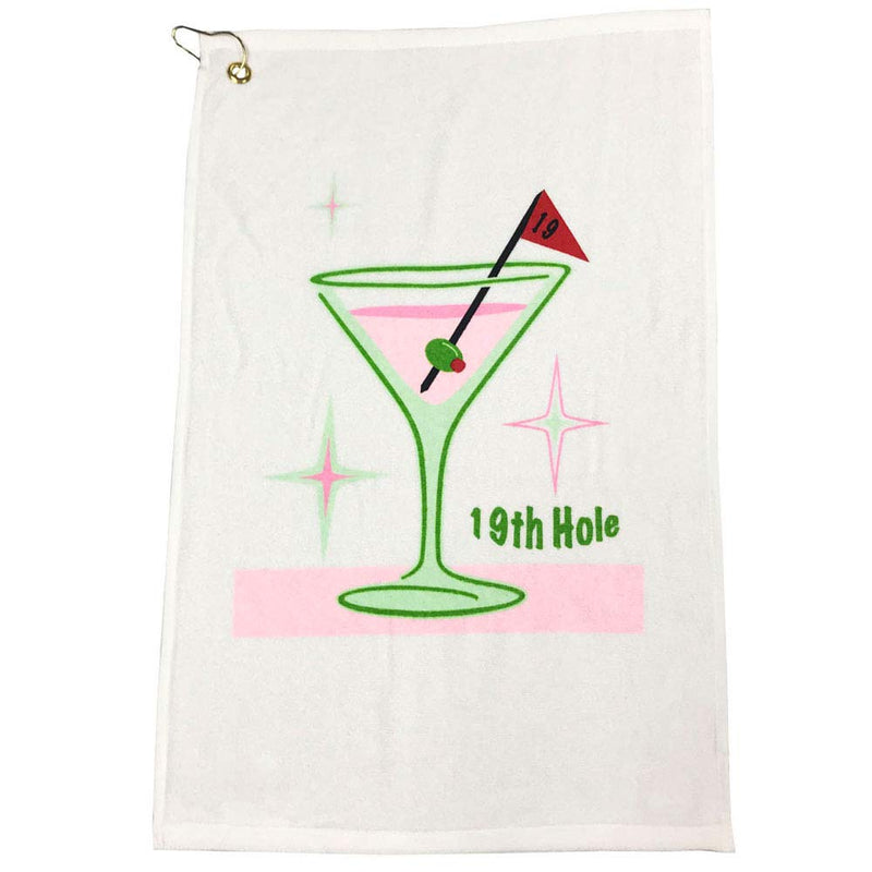 Giggle Golf Par 3 - Golf Towel, Tee Bag with 4 Tees, and Bling Ball Marker with Hat Clip - Perfect Golf Gift for Women 19th Hole - BeesActive Australia