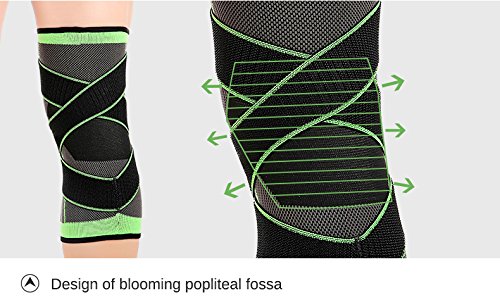 Knee Sleeve,Compression Fit Support -for Joint Pain and Arthritis Relief, Improved Circulation Compression - Wear Anywhere - Single Medium - BeesActive Australia