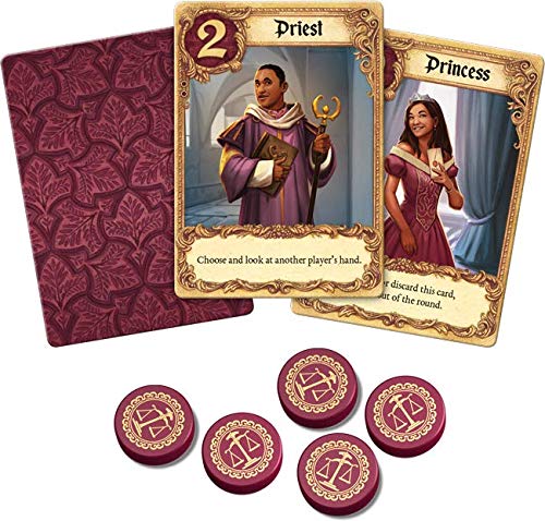 Love Letter | New Bag Edition | 2-6 Players | 20 Minutes Playing Time | Super Fun Party Card Game - BeesActive Australia