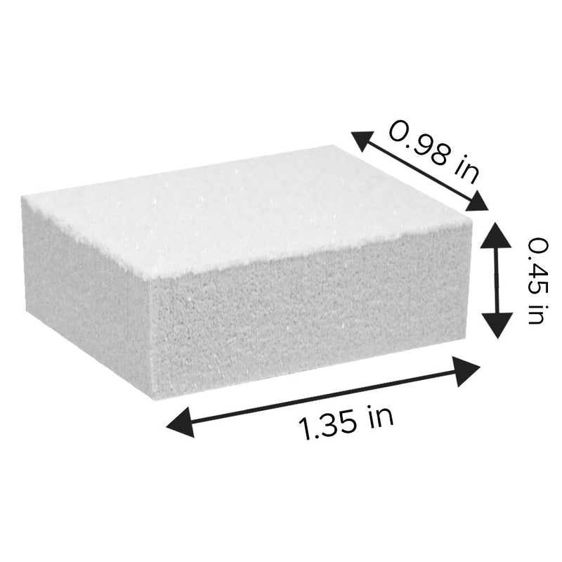 Karlash Nail Mini White Buffer Block File 80/100 Grit 2 Sided (130 Count) 130 Count - BeesActive Australia