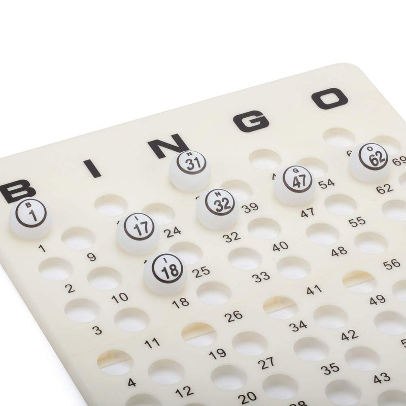 [AUSTRALIA] - GSE Games & Sports Expert Bingo Master Board for 1.5" Ping Pong Bingo Balls 