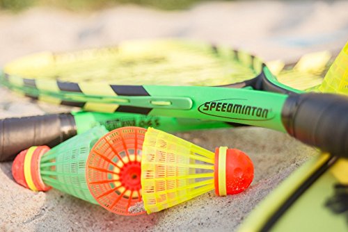 Speedminton Mix 5pk Speeder Tube - incl. 5 different Birdies for Speed Badminton/ Crossminton for Outdoor Games (SM03-100-5) - BeesActive Australia