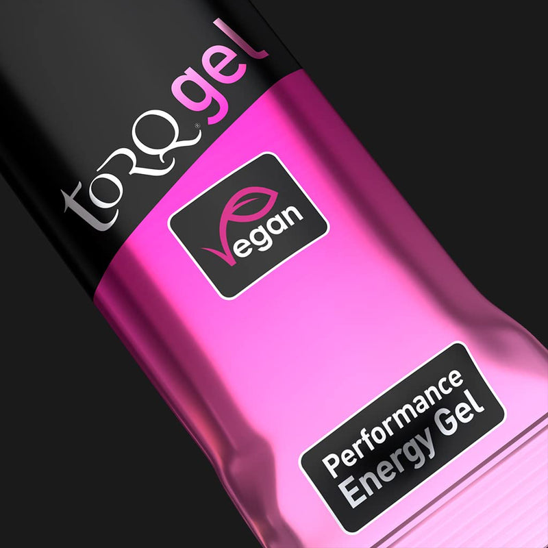 Torq Energy Gels with Guarana (Natural Caffeine) - Selection Box of 12 Mixed Flavour Gels (3 x 4 Different Flavours) - BeesActive Australia