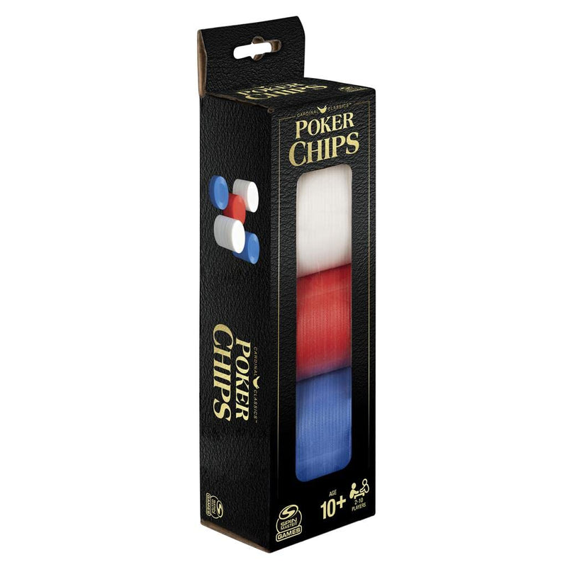 Spin Master 6062211 Cardinal Classics Poker Chips, 100-piece Set - BeesActive Australia