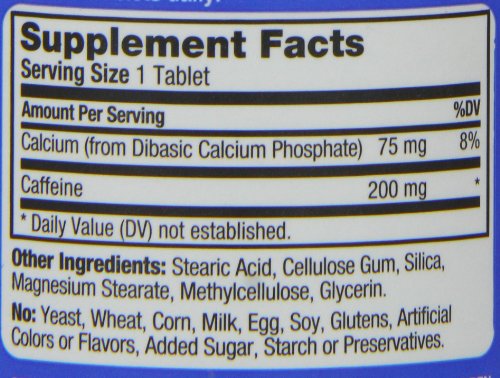 ProLab Caffeine Tablets 100 Count Value not found 100 Count (Pack of 1) - BeesActive Australia
