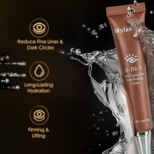 Mylansea Anti Aging Eye Cream, Retinol Eye Cream Contains Niacinamide and Hyaluronic Acid, Reduces Wrinkles, Puffiness, Crows Feet and Dark Circles, 30ml - BeesActive Australia