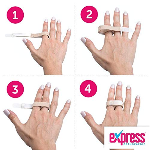Express Orthopaedic® - Medically Approved Finger Loop Support/Buddy Loop Straps - 6 Units - Regular Regular (Width:2cm) - BeesActive Australia