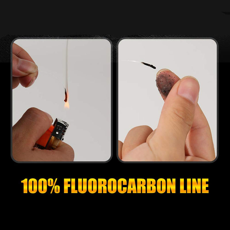 ANGRYFISH 100% Fluorocarbon Fishing Line and Fluorocarbon Leader-Invisible Underwater-Faster Sinking- Ultralow Stretch(2-30LB) Pink 13LB/0.286MM-55YD - BeesActive Australia