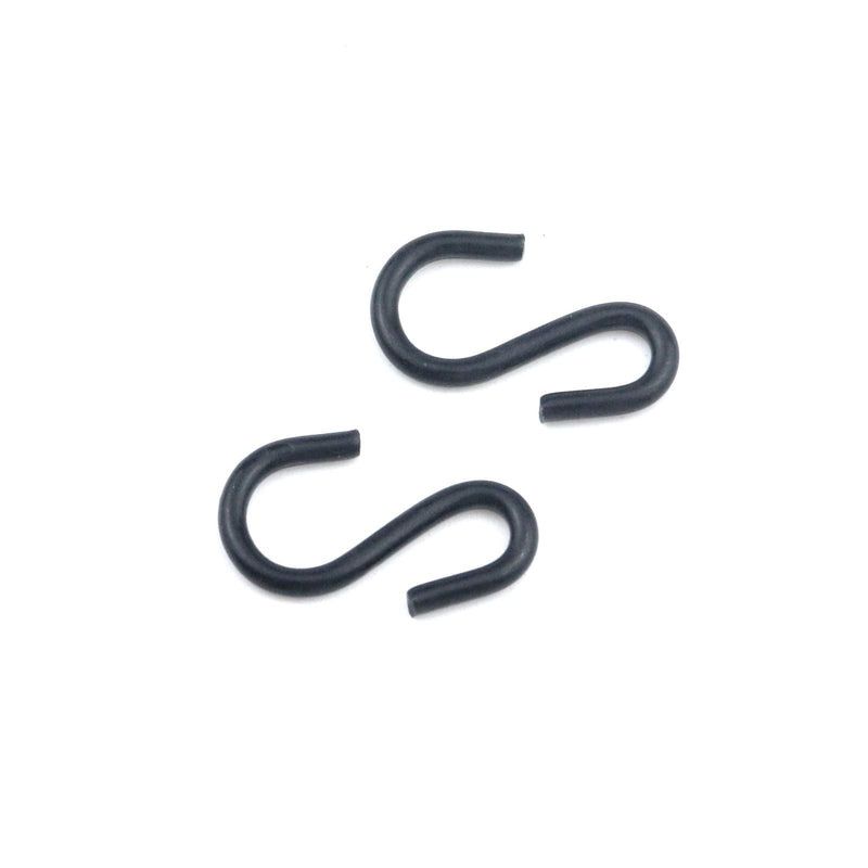 T Tulead Mini Hooks S Shaped Hanger Hooks Wire Hooks Utility Iron Hooks 19mm Length,1.8mm Thickness,Pack of 40 for Jewelry Craft Key Length:19mm - BeesActive Australia