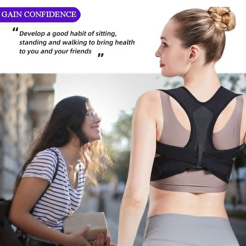 ZSZBACE Posture Corrector for Women and Men, New Upgraded Upper Back Brace Support Belt for Hunchback, Relieve Shoulder Neck Upper Back Pain - BeesActive Australia