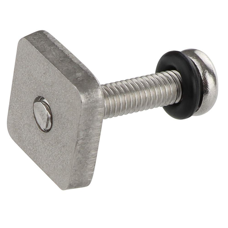 VTurboWay 316 Stainless Steel Fin Screw and Plate for Surf Longboard and SUP, 3 Pack, M5 Screw Suitable for Plastic Single Fin - BeesActive Australia