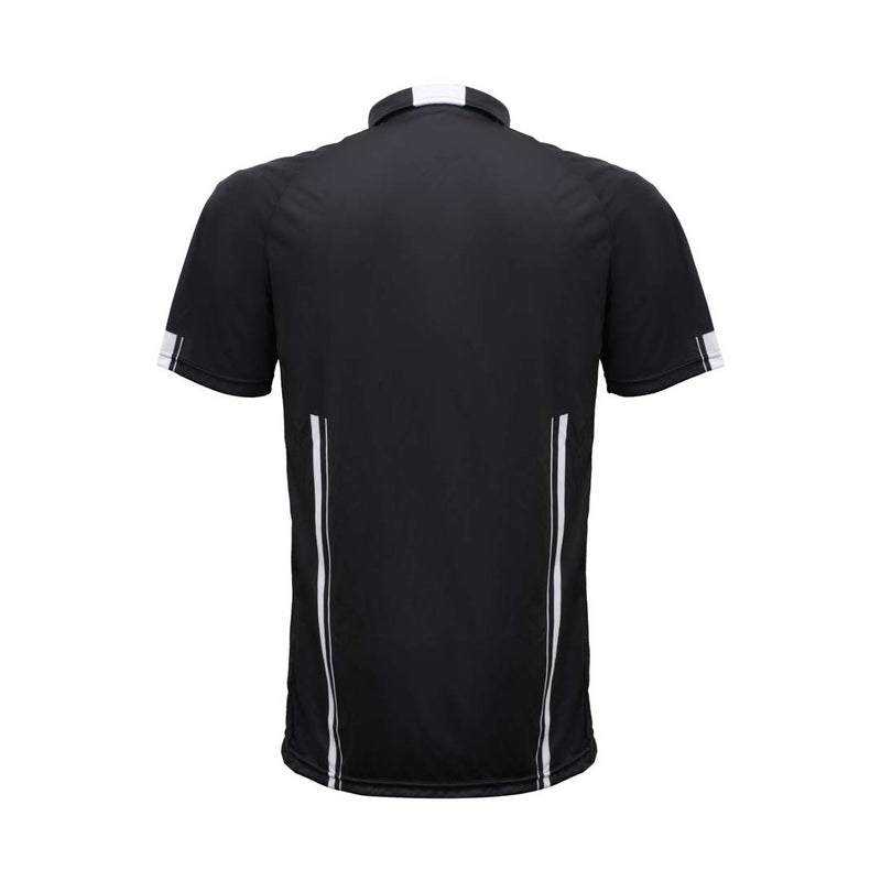 Total Soccer Factory Pro Soccer Referee Jersey Black AXL (Chest: 48-50") - BeesActive Australia